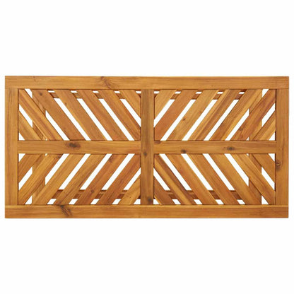 Garden Lounge Set Brown Solid Acacia wood