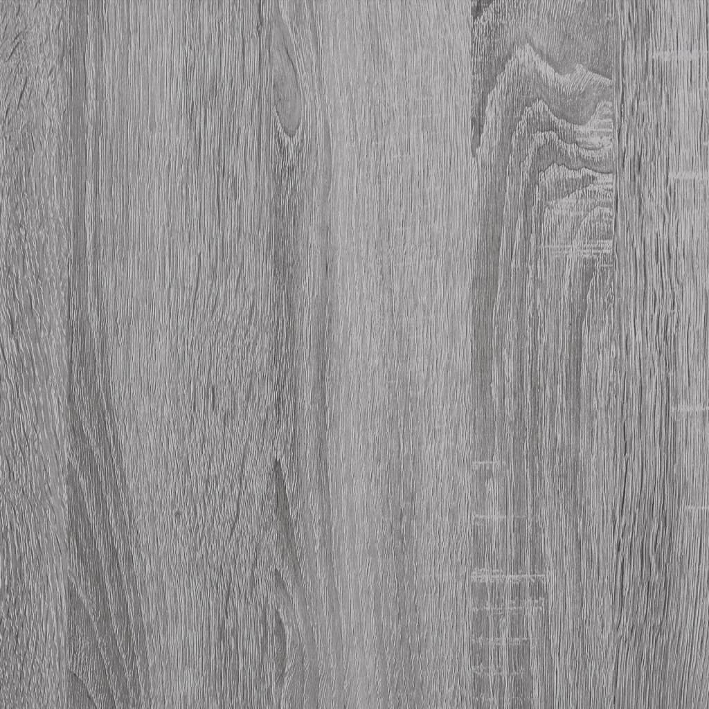 3 Piece Bathroom Furniture Set Grey Sonoma Engineered Wood
