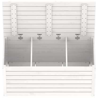 Garden Box White 101x50.5x46.5 cm Solid Wood Pine