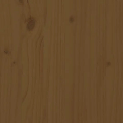 Garden Table Honey Brown 82.5x82.5x76 cm Solid Wood Pine
