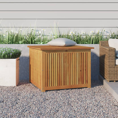 Garden Storage Box 75x75x58 cm Solid Wood Acacia