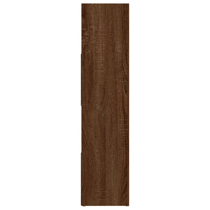 Book Cabinet/Room Divider Brown Oak 105x24x102 cm
