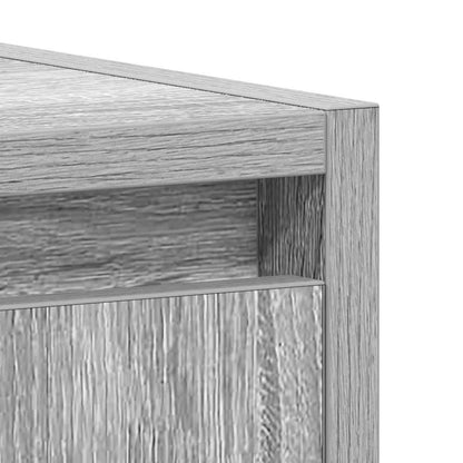 Bathroom Cabinet Grey Sonoma 60x33x61 cm Engineered Wood