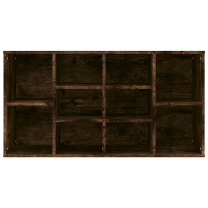 Shoe Bench Smoked Oak 103x30x55 cm Engineered Wood