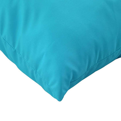 Throw Pillows 4 pcs Turquoise 40 x 40 cm Fabric