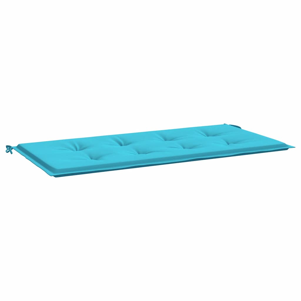 Garden Bench Cushion Turquoise 120 x 50 x 4 cm Oxford fabric