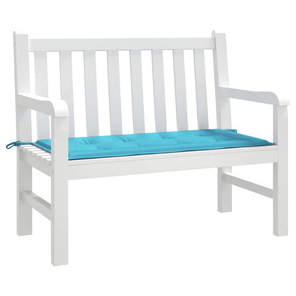 Garden Bench Cushion Turquoise 120 x 50 x 4 cm Oxford fabric