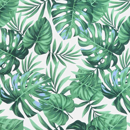 Chair Cushions 2 pcs Leaf pattern 100 x 50 x 3 cm Oxford fabric