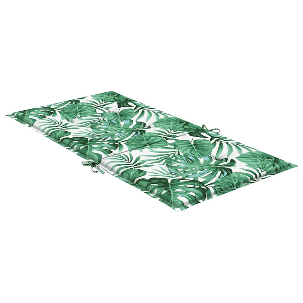 Chair Cushions 6 pcs Leaf pattern 100 x 50 x 3 cm Oxford fabric