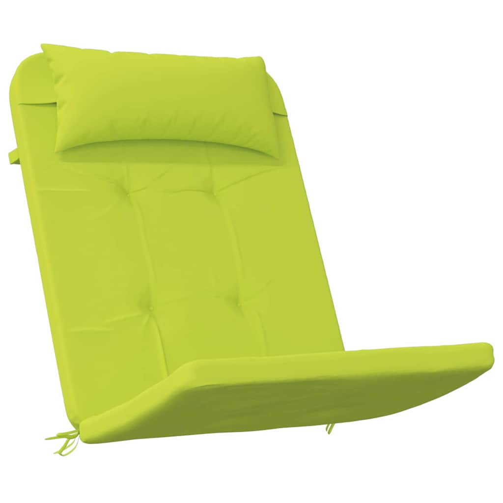 Chair Cushion 2 pcs Bright green 58 x 77 x 4.5 cm Oxford fabric