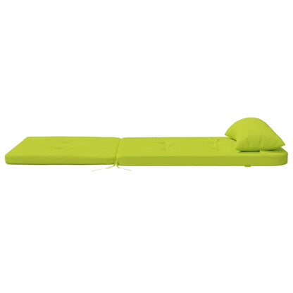 Chair Cushion 2 pcs Bright green 58 x 77 x 4.5 cm Oxford fabric