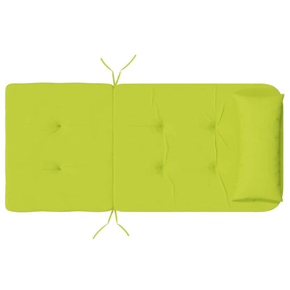 Chair Cushion 2 pcs Bright green 58 x 77 x 4.5 cm Oxford fabric
