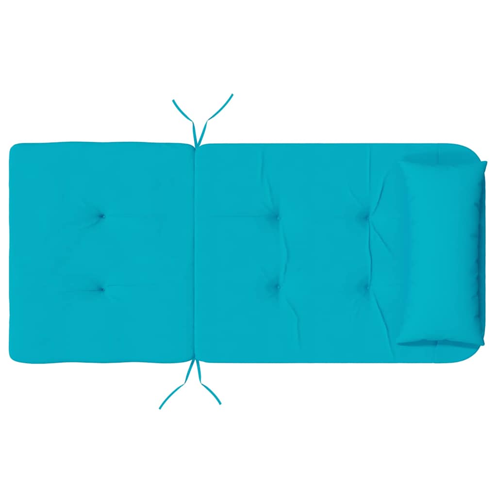 Chair Cushion 2 pcs Turquoise 58 x 77 x 4.5 cm Oxford fabric