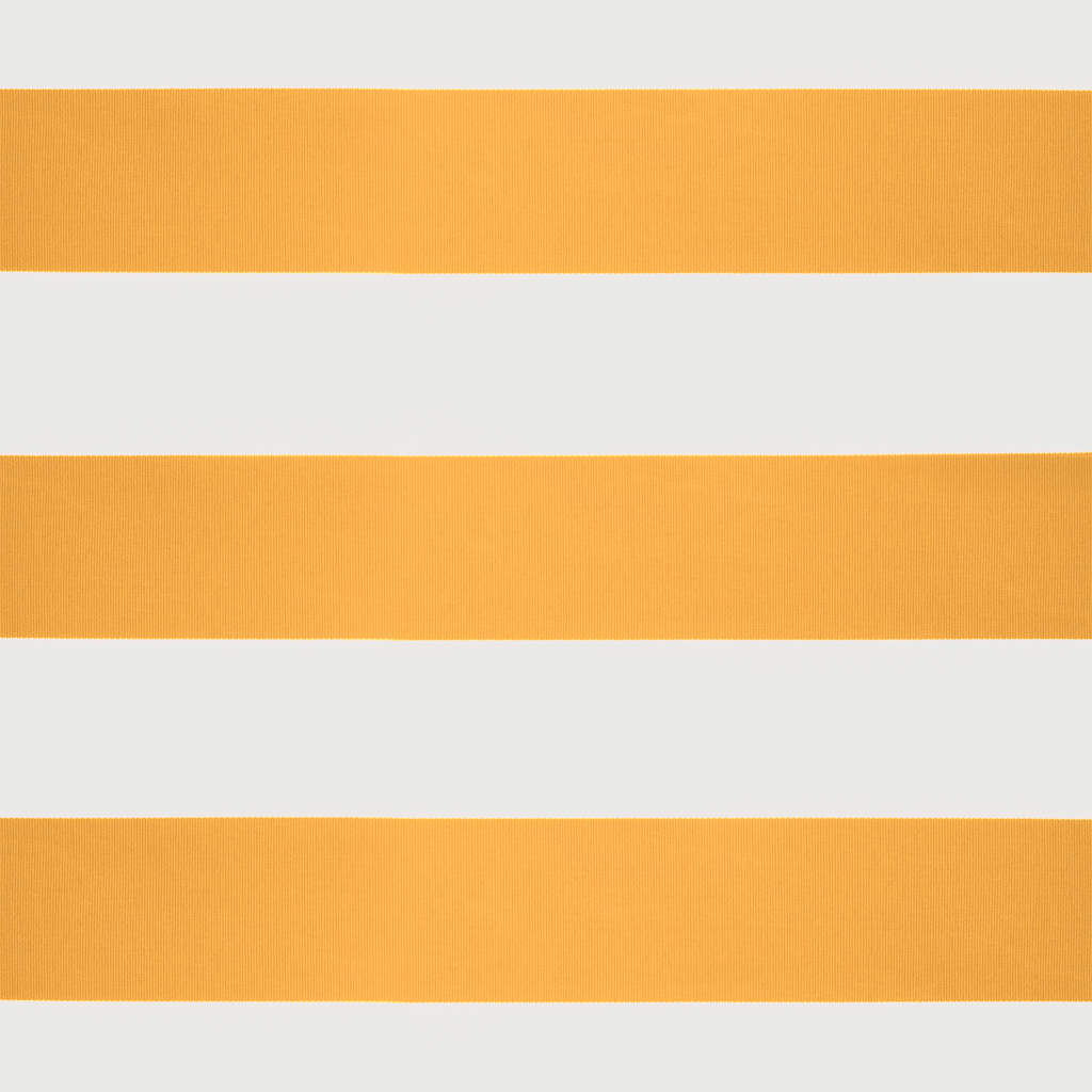 Retractable Awning Yellow and White 3.5x2.5 m Fabric and Aluminium