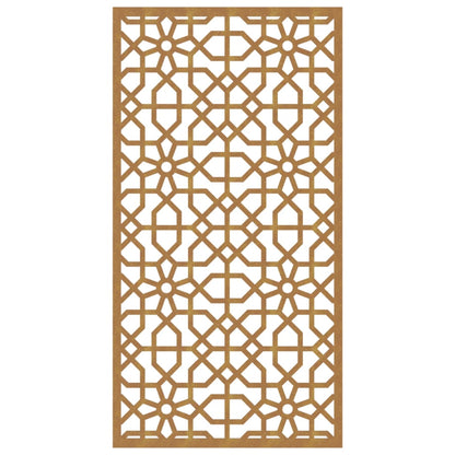Garden Wall Decoration 105x55 cm Corten Steel Moorish Design