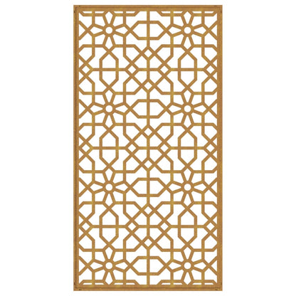 Garden Wall Decoration 105x55 cm Corten Steel Moorish Design