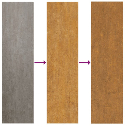 Garden Wall Decoration 105x55 cm Corten Steel Moorish Design