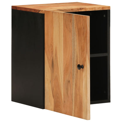 Bathroom Wall Cabinet 38x33x48 cm Solid Wood Acacia