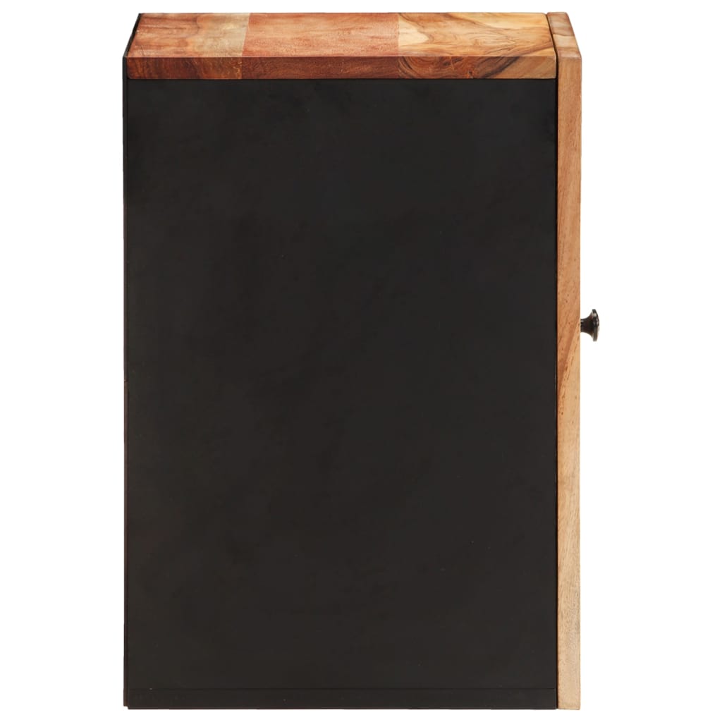 Bathroom Wall Cabinet 38x33x48 cm Solid Wood Acacia