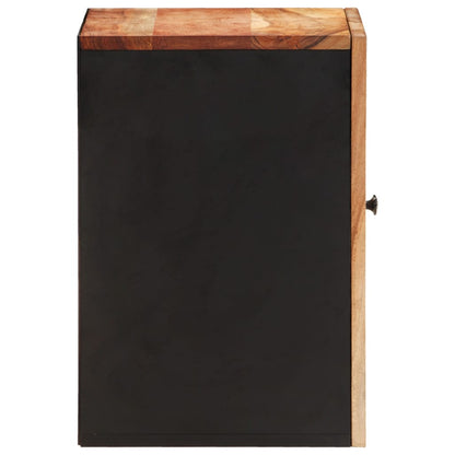 Bathroom Wall Cabinet 38x33x48 cm Solid Wood Acacia