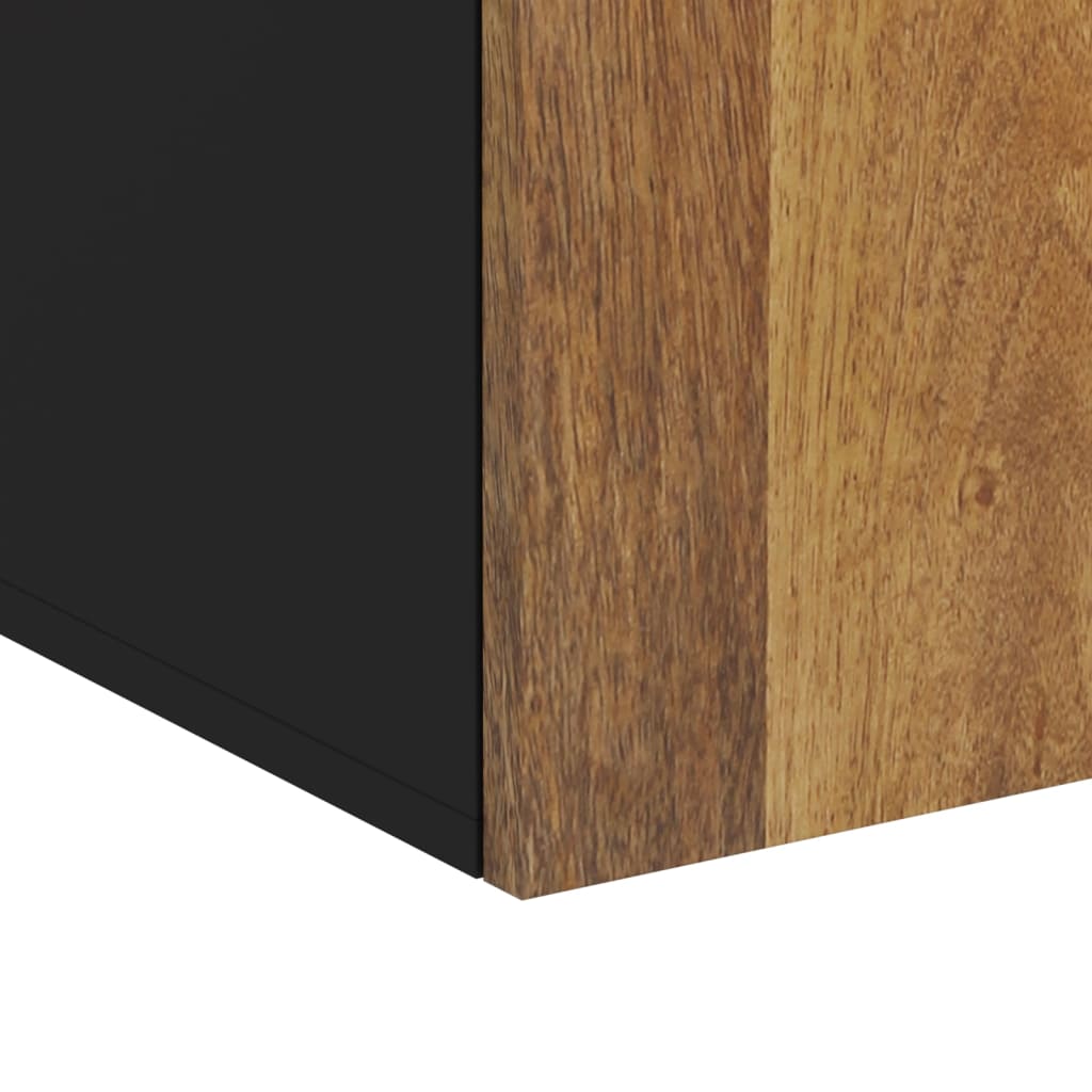 Bathroom Wall Cabinet 38x33x48 cm Solid Wood Mango