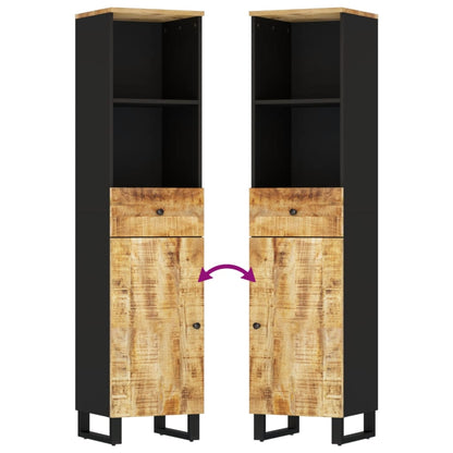 Bathroom Cabinet 38x33x160 cm Solid Wood Mango