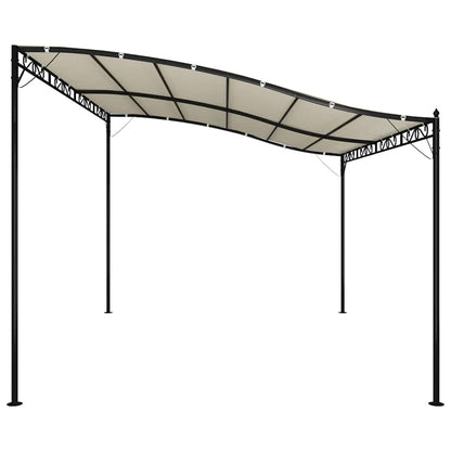 Canopy Cream 4x3 m 180 g/m² Fabric and Steel