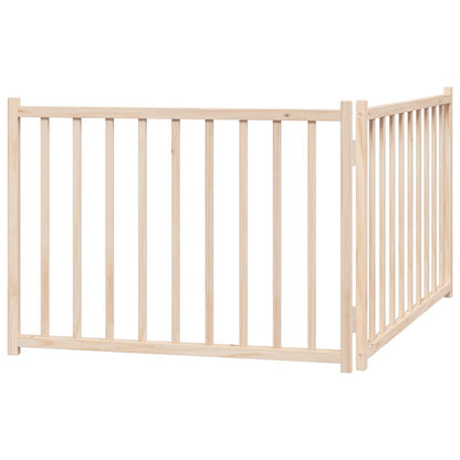 Dog Gate Foldable 2 Panels 160 cm Solid Wood Fir