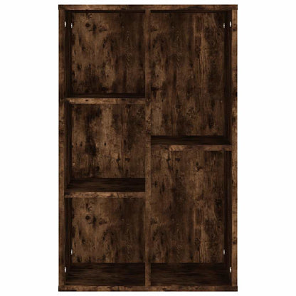 Book Cabinet/Sideboard Smoked Oak 50x25x80 cm Engineered Wood