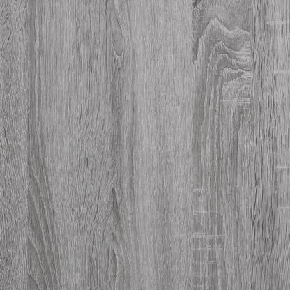 CD Wall Shelf Grey Sonoma 100x18x18 cm Engineered Wood