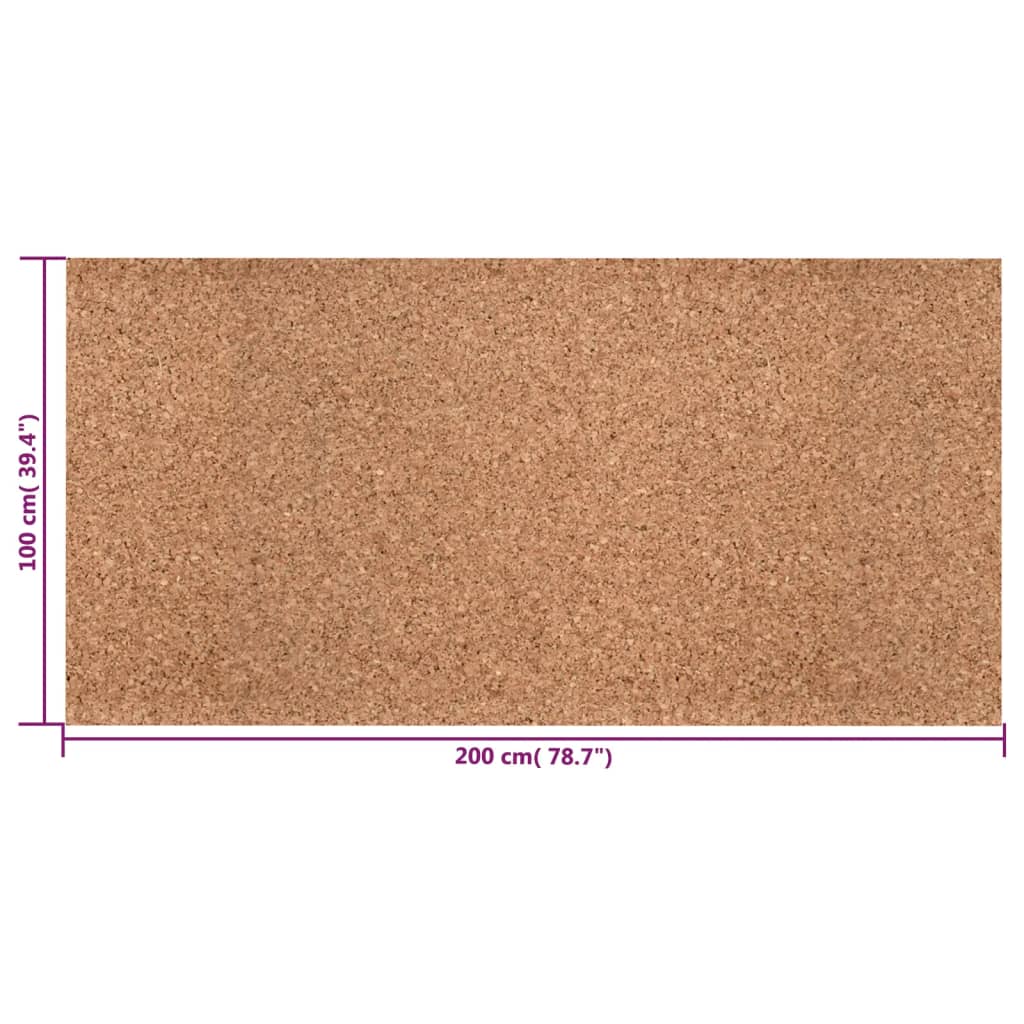 Cork Roll 100x200 cm 8 mm