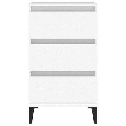 Bedside Cabinet White 40x35x70 cm Engineered Wood