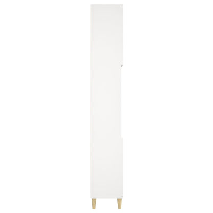Bathroom Cabinet White 30x30x190 cm Engineered Wood