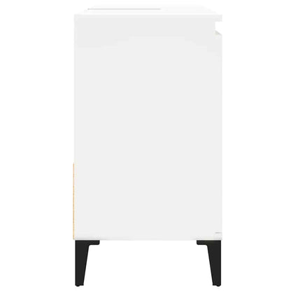 Bathroom Cabinet White 65x33x60 cm Engineered Wood