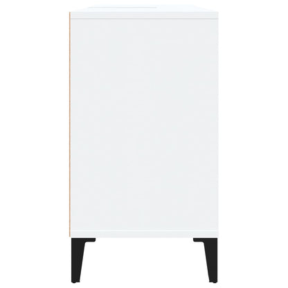 Sink Cabinet White 80x33x60 cm Engineered Wood