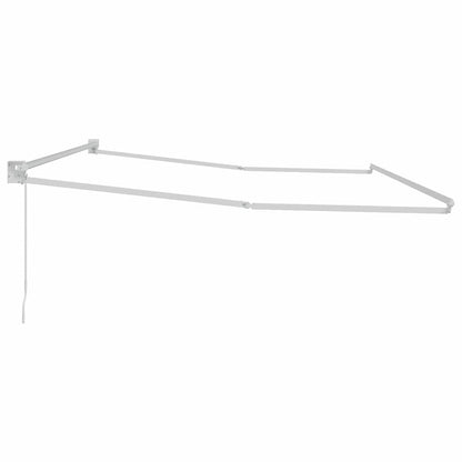 Awning Manual White 5 x 3 m Metal