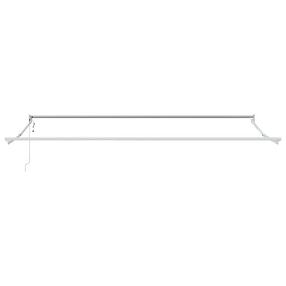 Awning White 5 x 3 m Metal