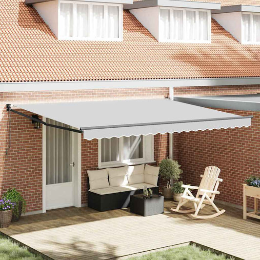 Awning Manual Anthracite 5 x 3 m Metal