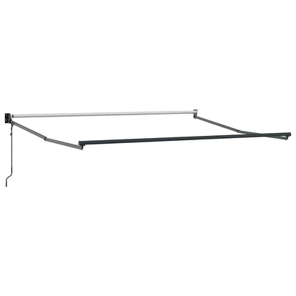 Awning Anthracite 3 x 2.5 m Metal