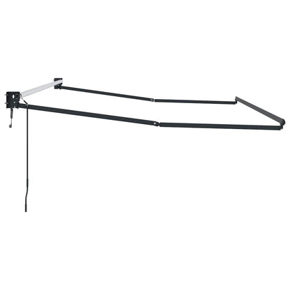 Awning Anthracite 3.5 x 2.5 m Metal