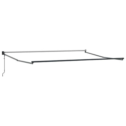 Awning Anthracite 5 x 3 m Metal