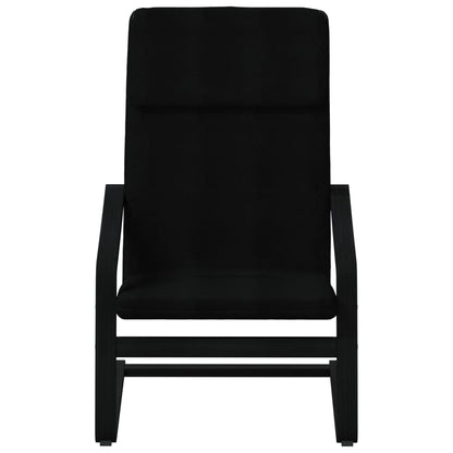 Relaxing Chair Black Fabric