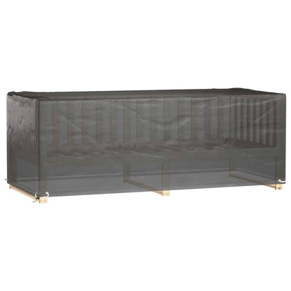 Garden Furniture Covers 2 pcs 8 Eyelets 192x82x65 cm Rectangular