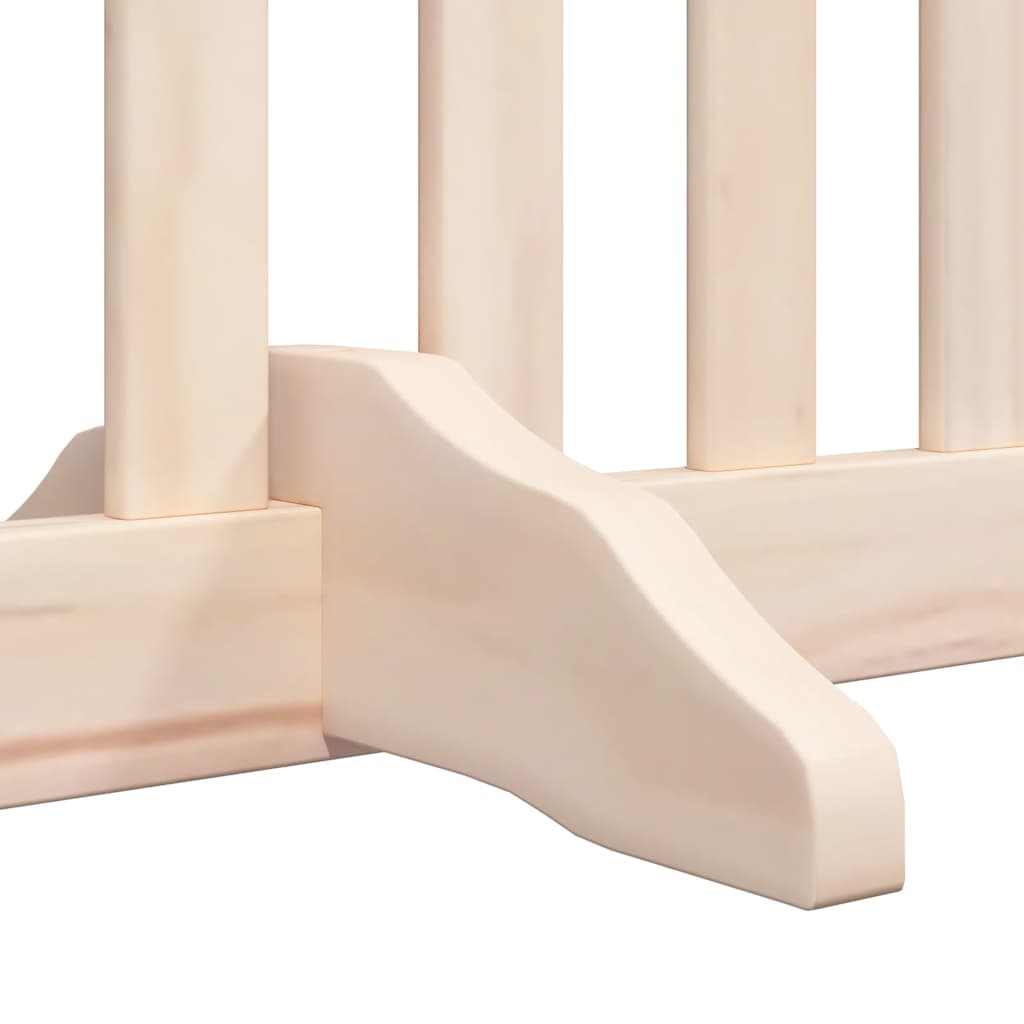 Dog Gate with Door Foldable 10 Panels 800 cm Poplar Wood