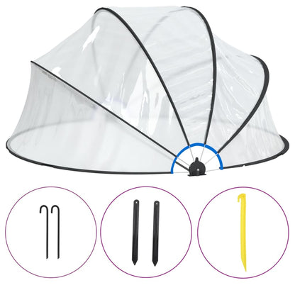 Pool Dome Round 315x158 cm PVC