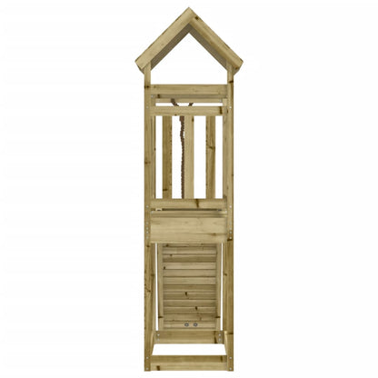 Playhouse with Climbing Wall Impregnated Wood Pine