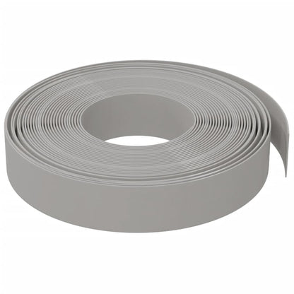 Garden Edgings 4 pcs Grey 10 m 10 cm Polyethylene