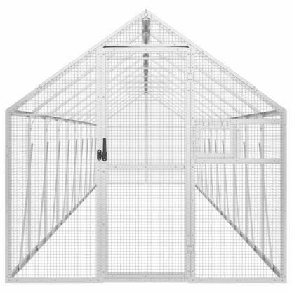Aviary Silver 1.79x10x1.85 m Aluminium