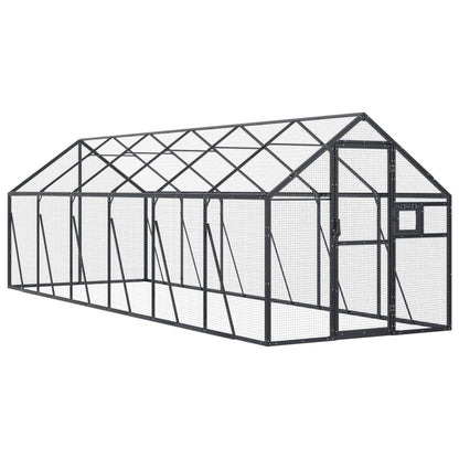 Aviary Anthracite 1.79x6x1.85 m Aluminium