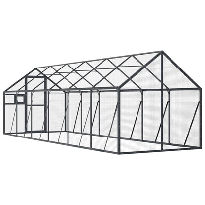Aviary Anthracite 1.79x6x1.85 m Aluminium